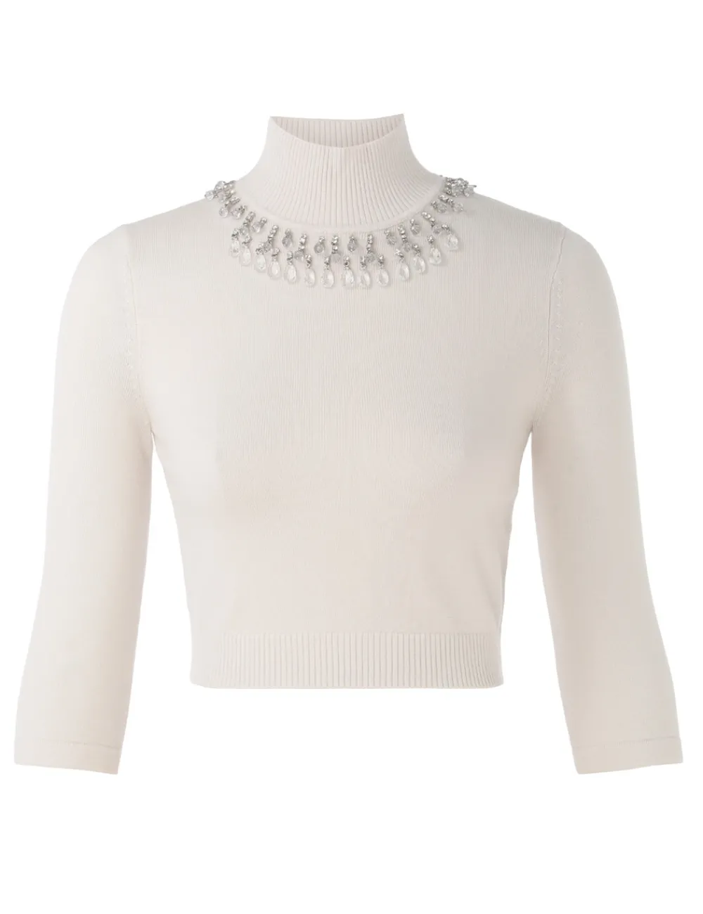 ZIMMERMANN Matchmaker High Neck Crop Top-Women Tops