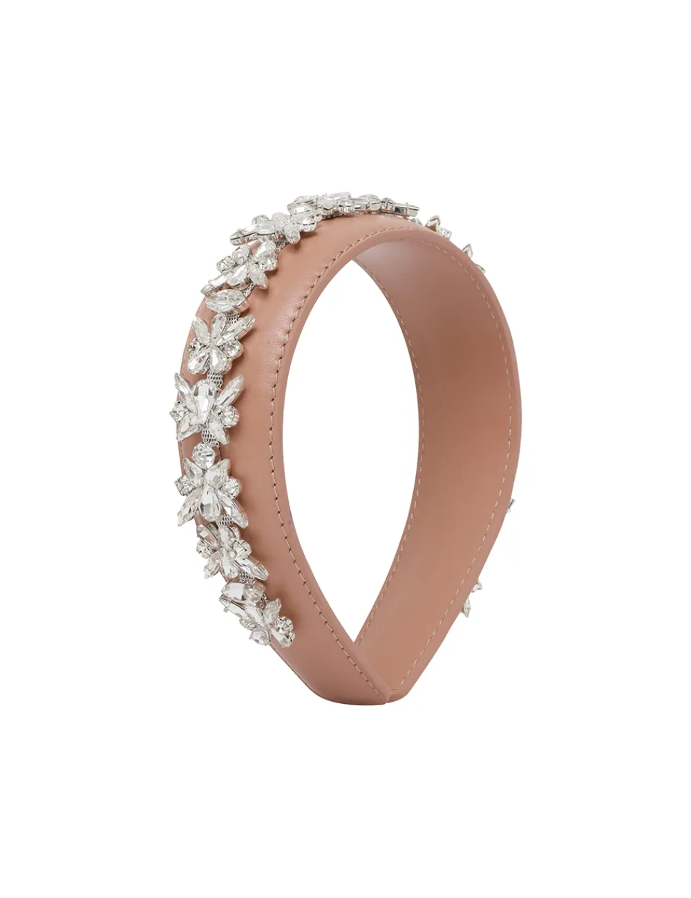 ZIMMERMANN Leather Crystal Headband-Women Hair Accessories