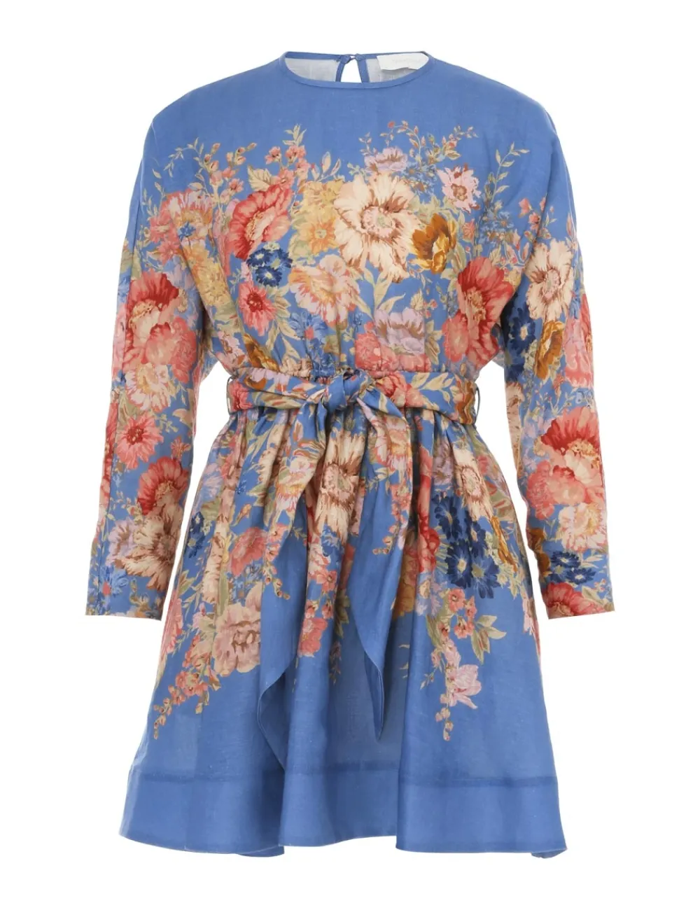 ZIMMERMANN August Long Sleeve Mini Dress-Women Clothing