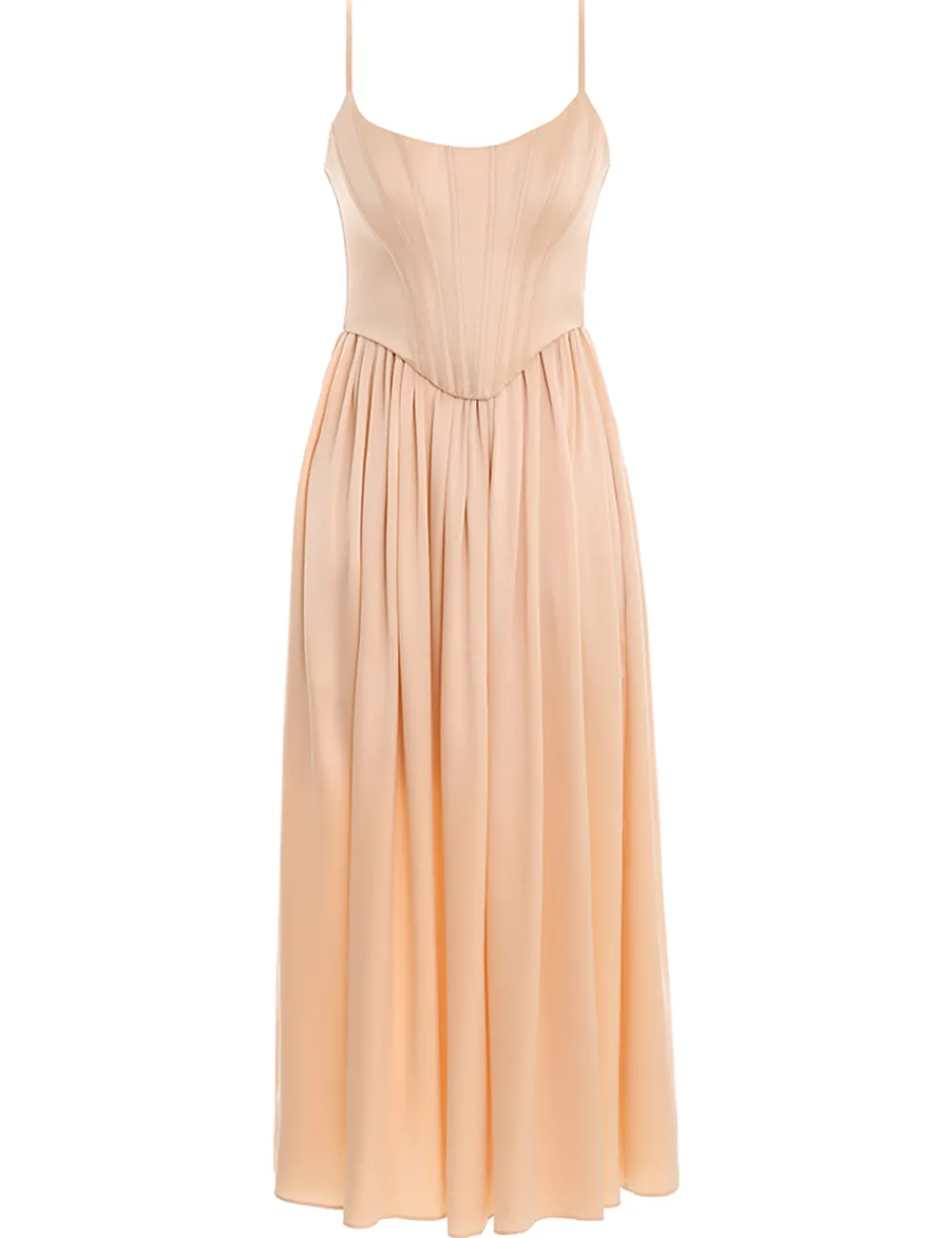 ZIMMERMANN Silk Corset Dress-Women Clothing