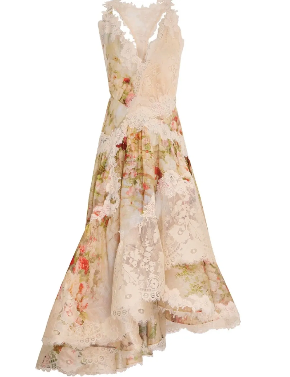 ZIMMERMANN Luminosity Splice Lace Dress-Women Dresses