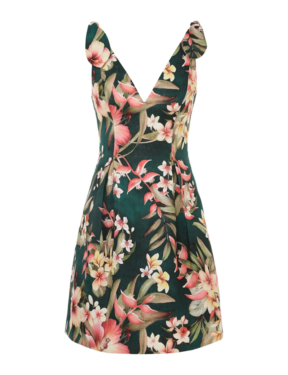 ZIMMERMANN Lexi Tie Mini Dress-Women Clothing