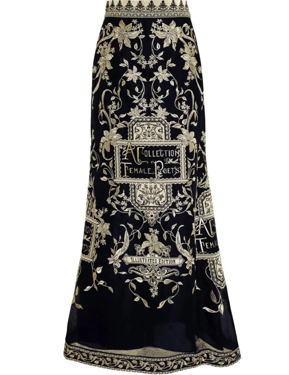 ZIMMERMANN Lyrical Embroidery Maxi Skirt-Women Clothing