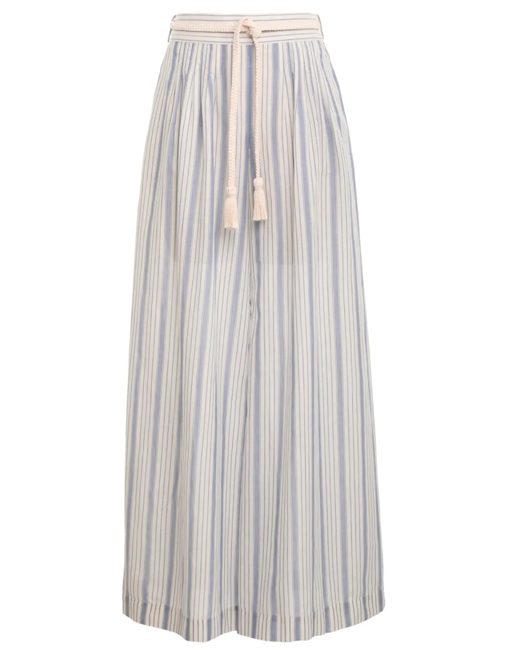 ZIMMERMANN Chintz Striped Relaxed Pant-Women In Denim