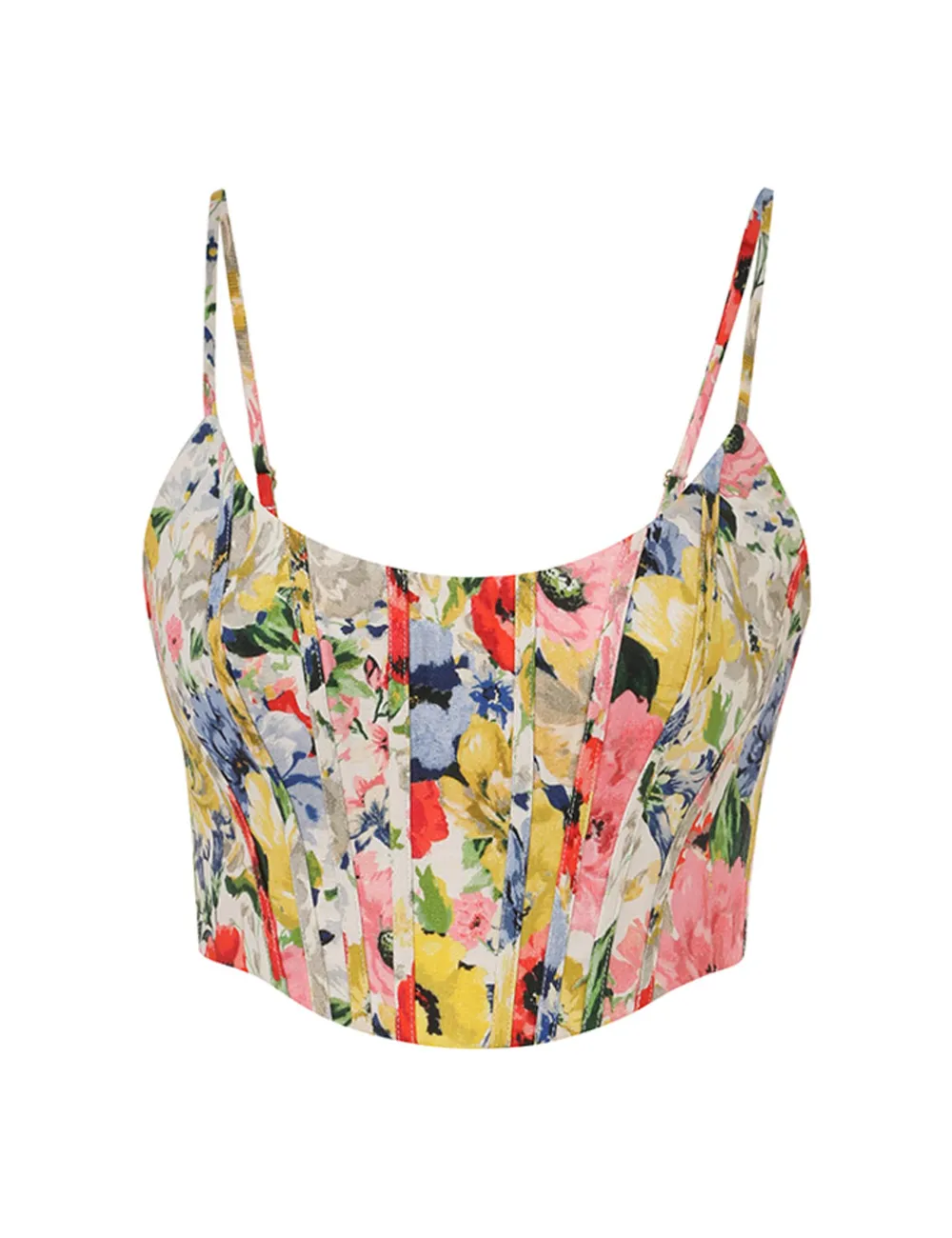 ZIMMERMANN Alight Corset Top-Women Tops