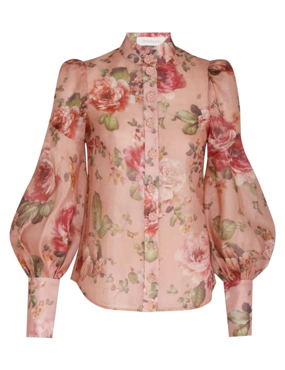 ZIMMERMANN Luminosity Floral Blouse-Women Tops