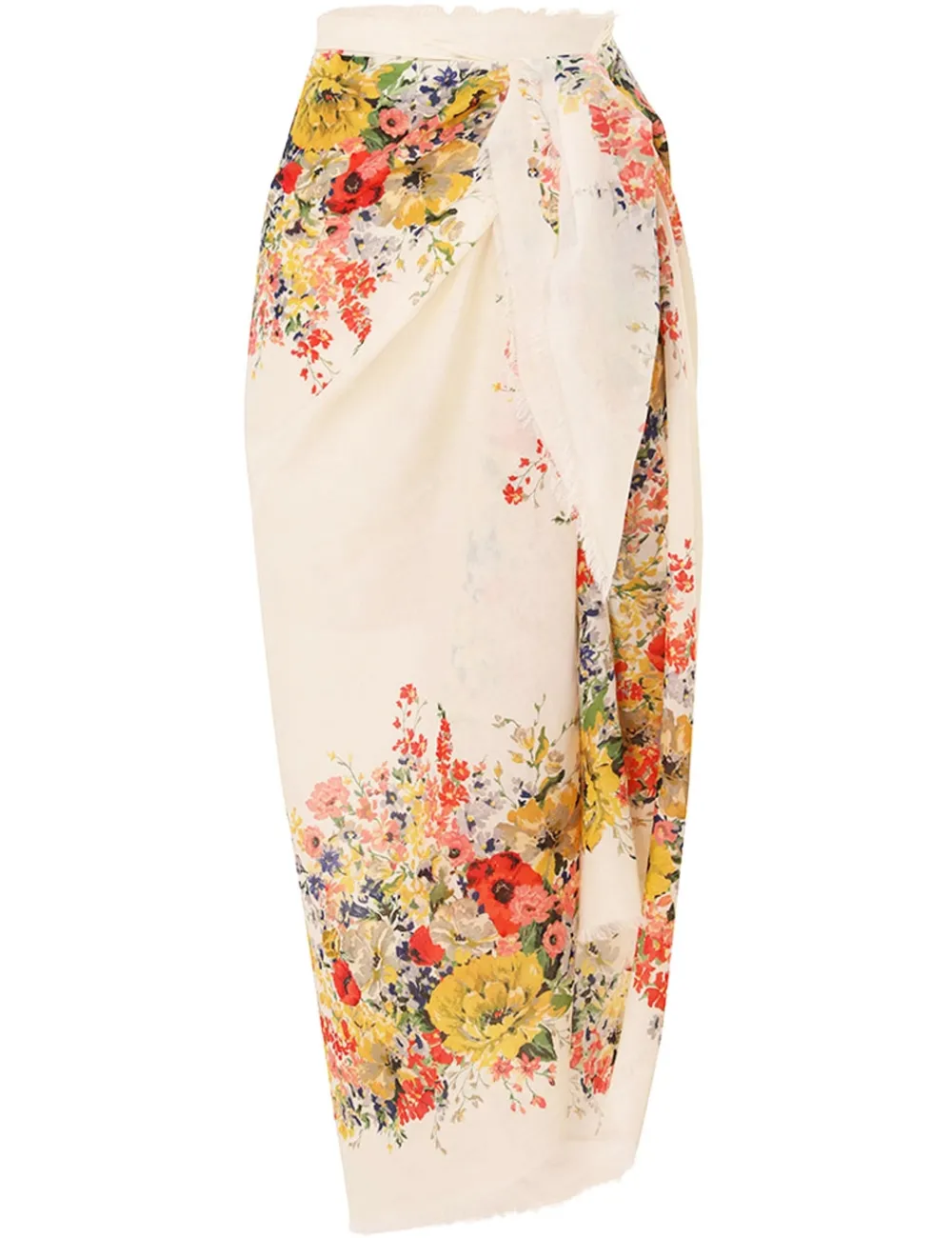 ZIMMERMANN Printed Cotton Pareo-Women Towels & Pareos