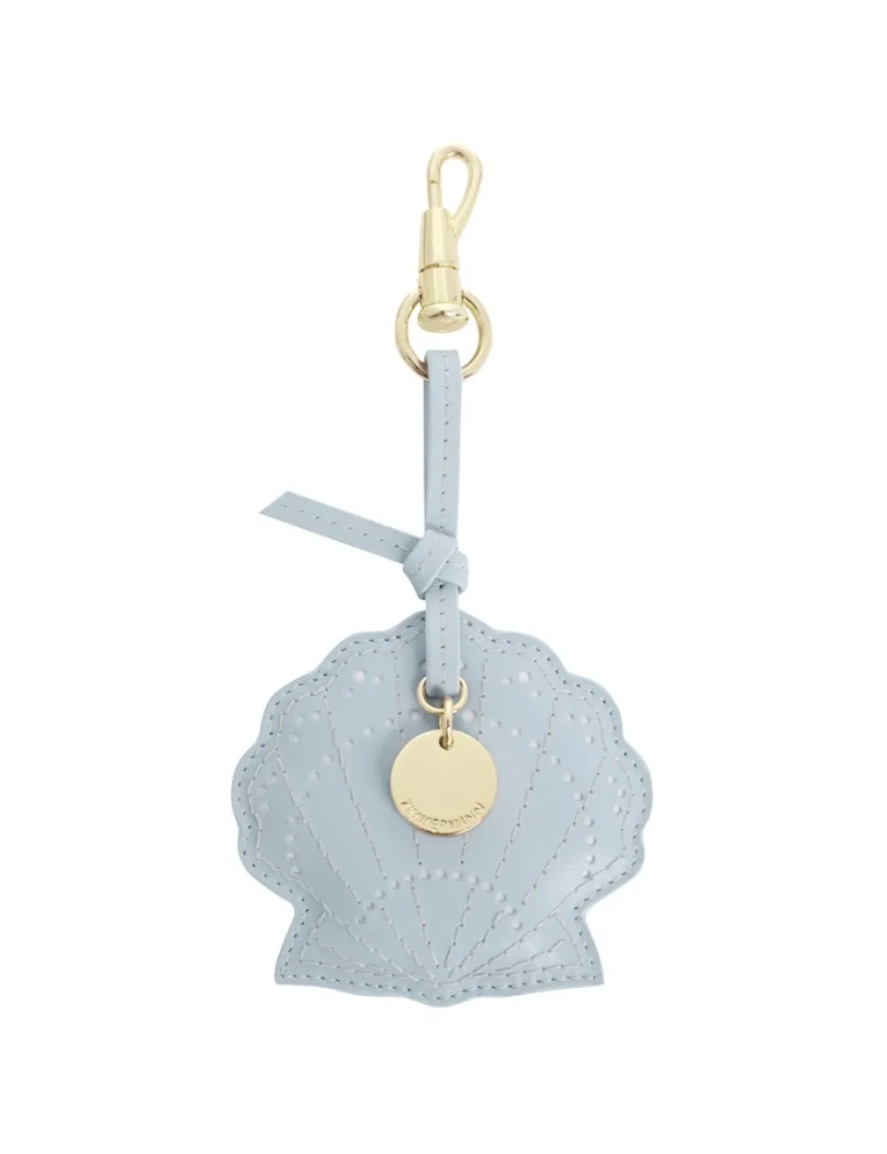 ZIMMERMANN Leather Shell Key Charm-Women Keychains