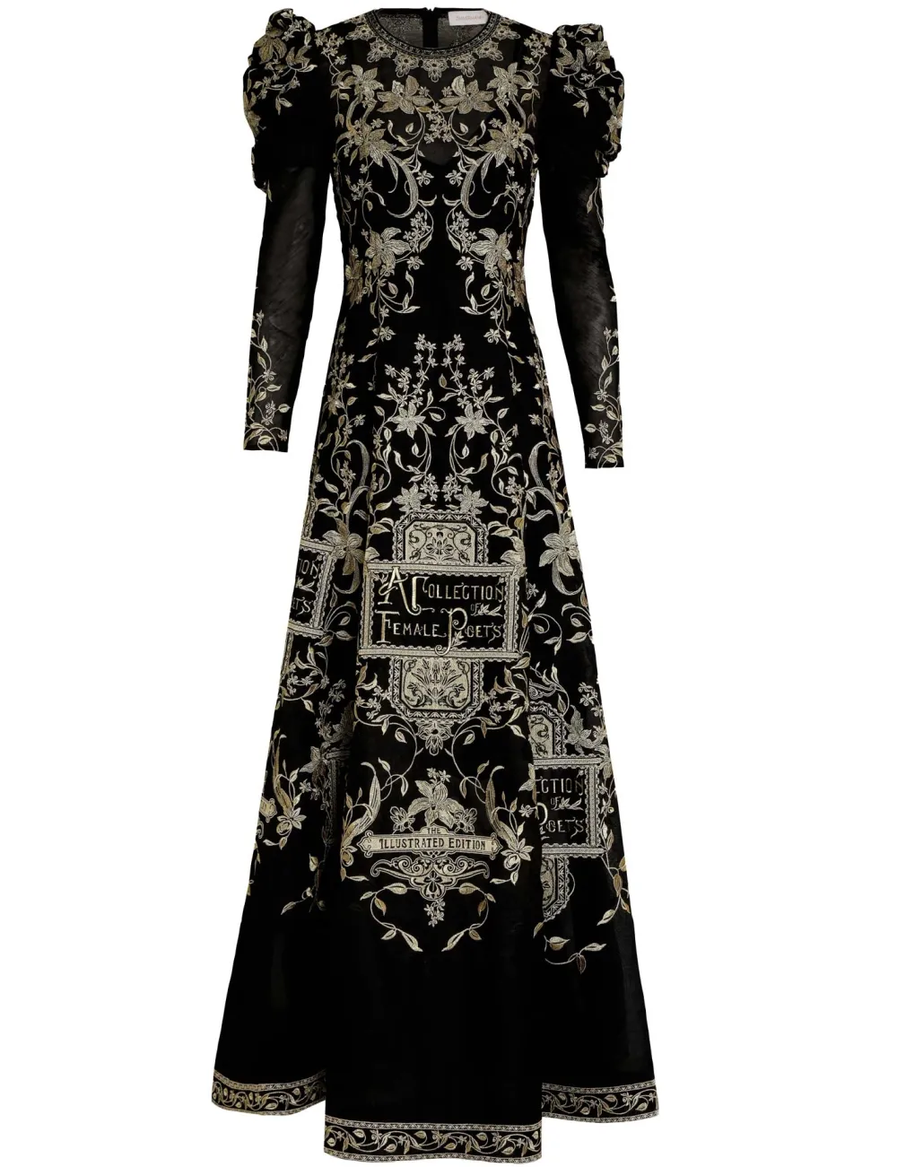 ZIMMERMANN Lyrical Embroidery Midi Dress-Women Luminosity