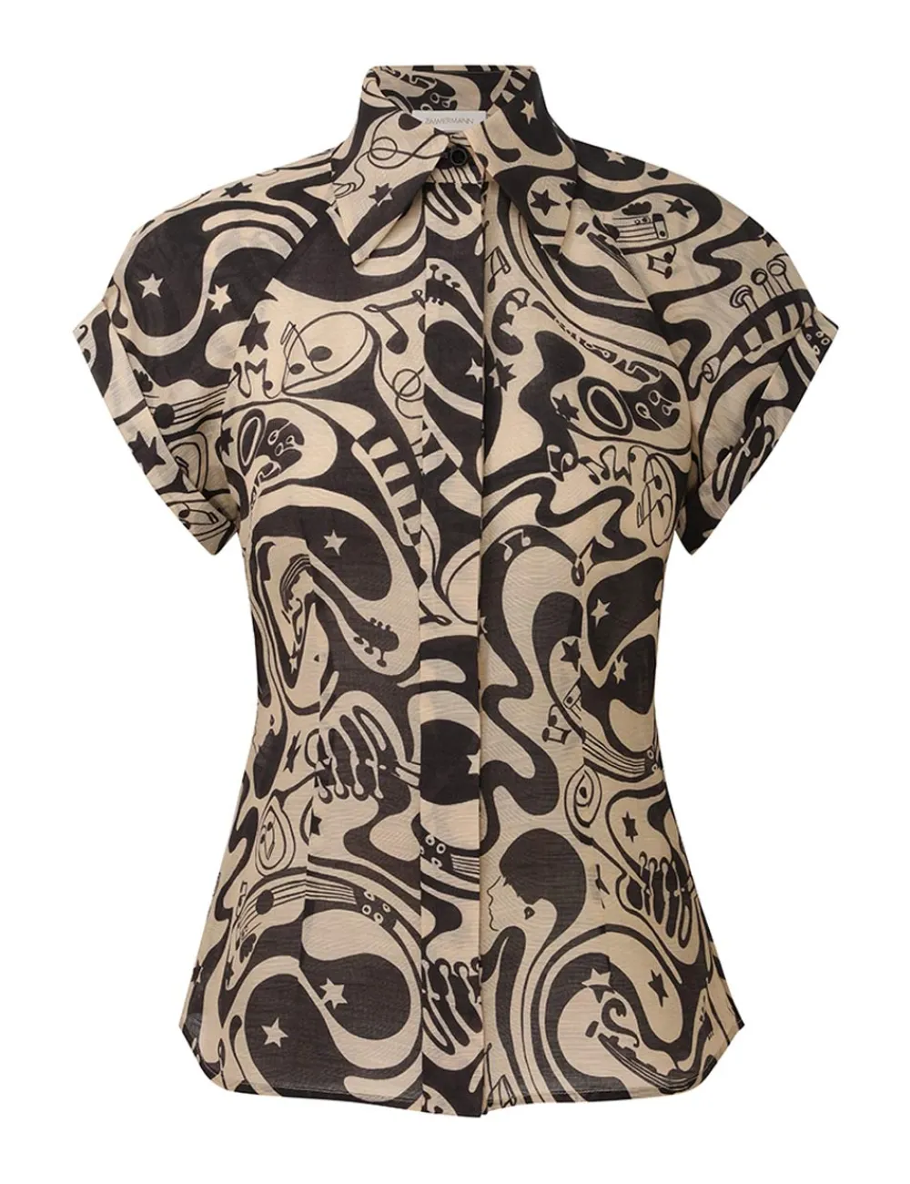 ZIMMERMANN Matchmaker Fitted Blouse-Women Tops