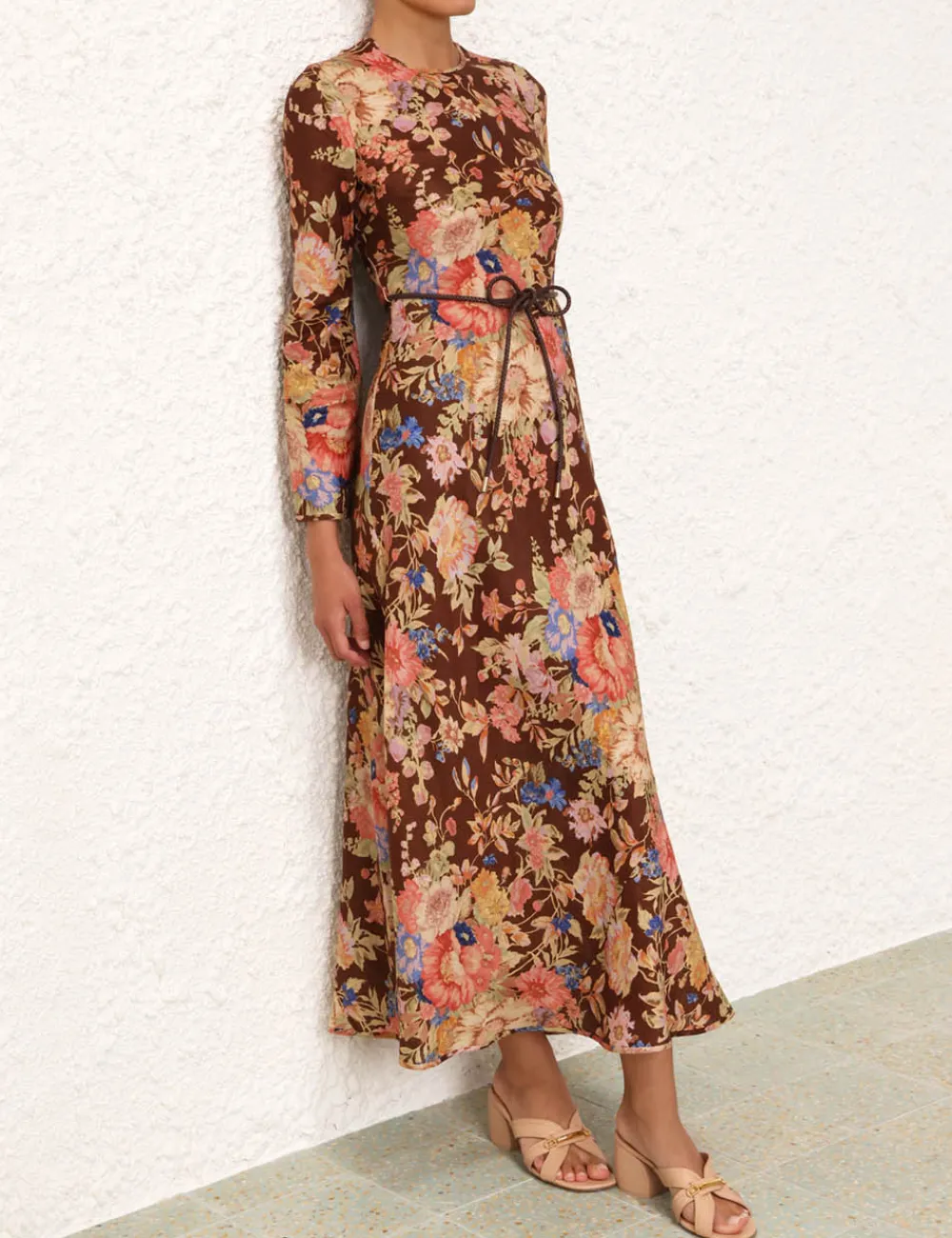 ZIMMERMANN August Bias Long Dress-Women Clothing