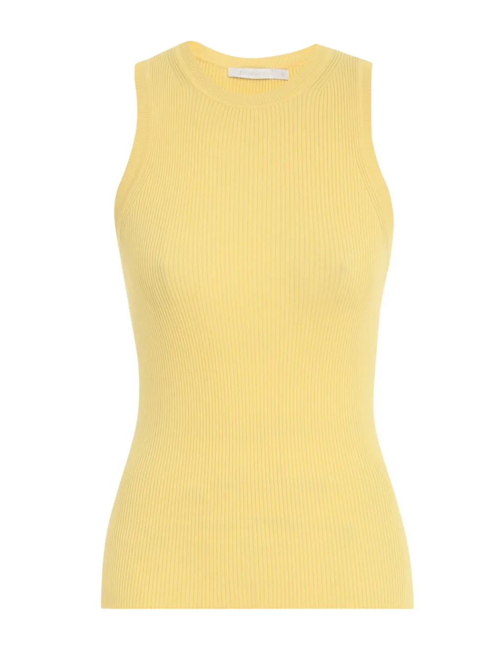 ZIMMERMANN Vacay Knit Racer Tank-Women Tops