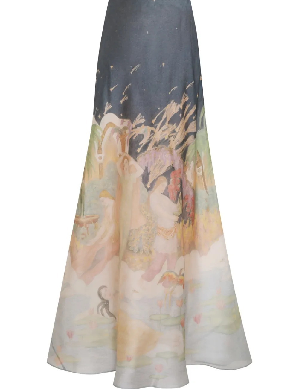 ZIMMERMANN Lyrical Bias Flare Skirt-Women Skirts