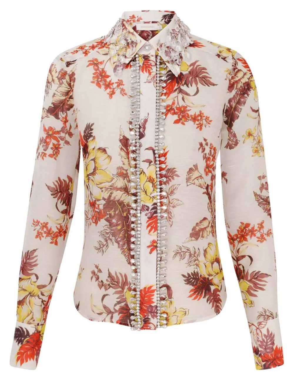 ZIMMERMANN Matchmaker Tropical Shirt-Women Clothing
