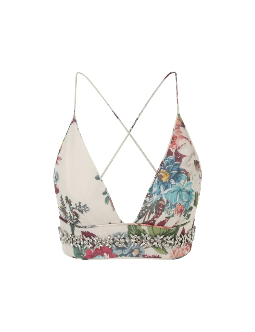ZIMMERMANN Matchmaker Embellished Bra-Women Clothing