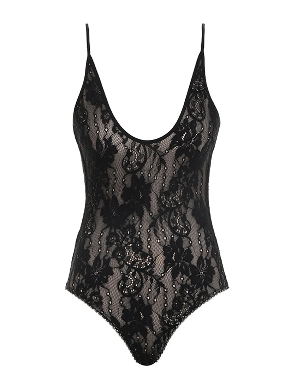 ZIMMERMANN Luminosity Scoop Neck Bodysuit-Women Clothing