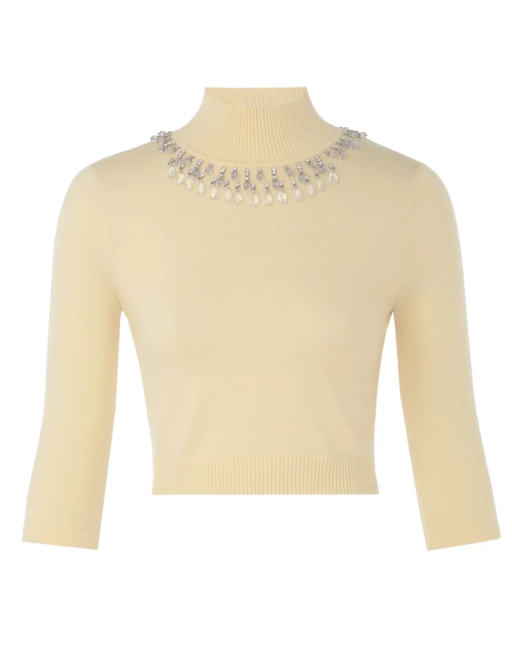 ZIMMERMANN Matchmaker High Neck Crop Top-Women Clothing
