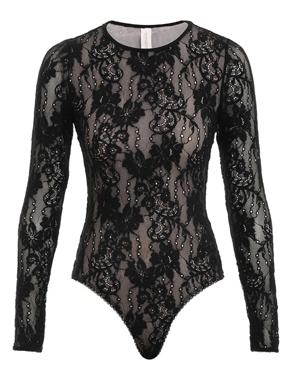 ZIMMERMANN Luminosity Lace Bodysuit-Women Clothing