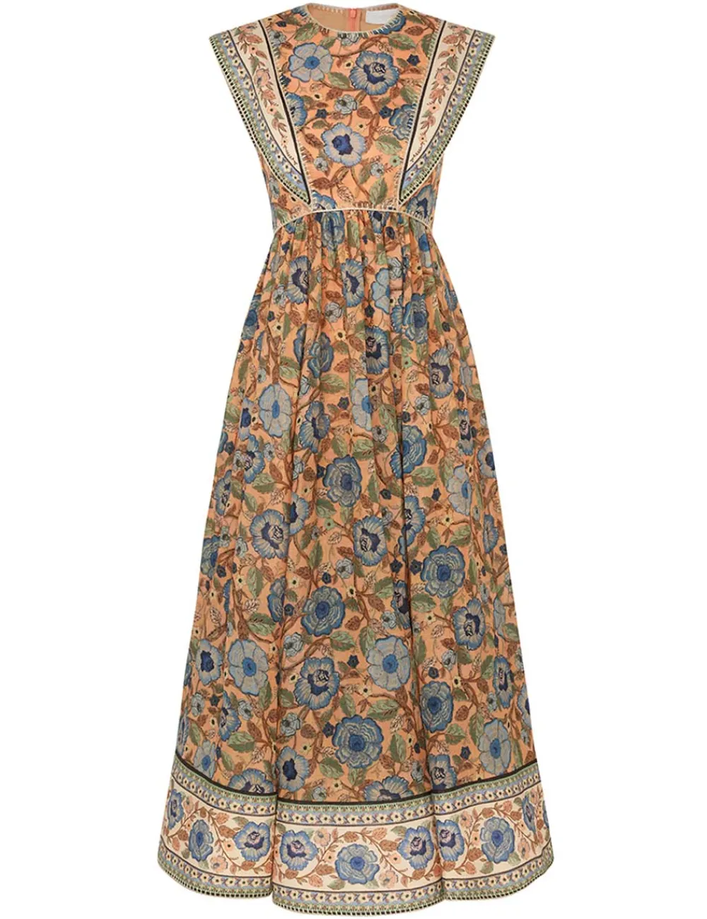 ZIMMERMANN Junie Spliced Midi Dress-Women Dresses & Coverups