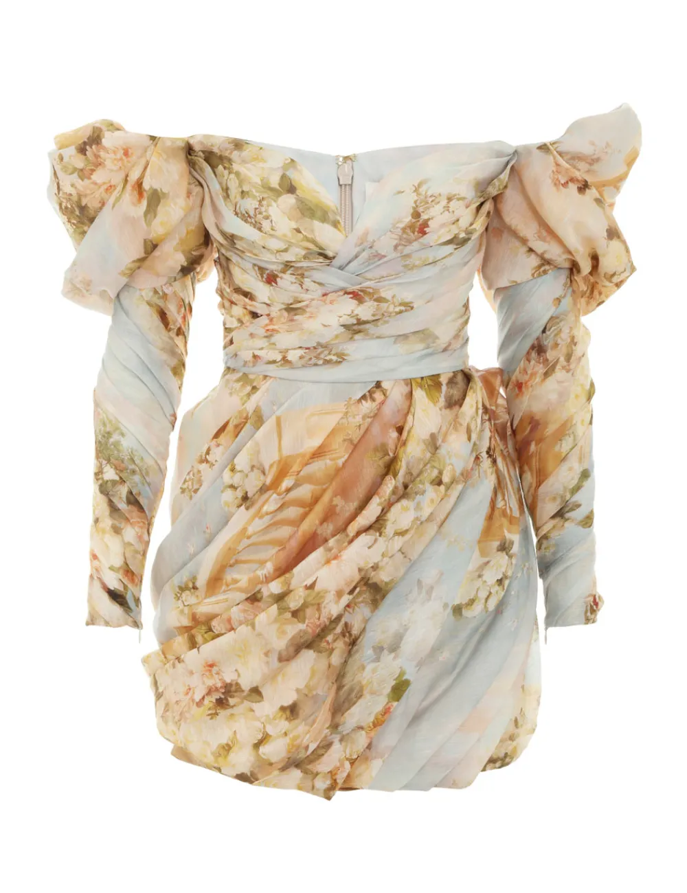 ZIMMERMANN Luminosity Drape Mini Dress-Women Clothing