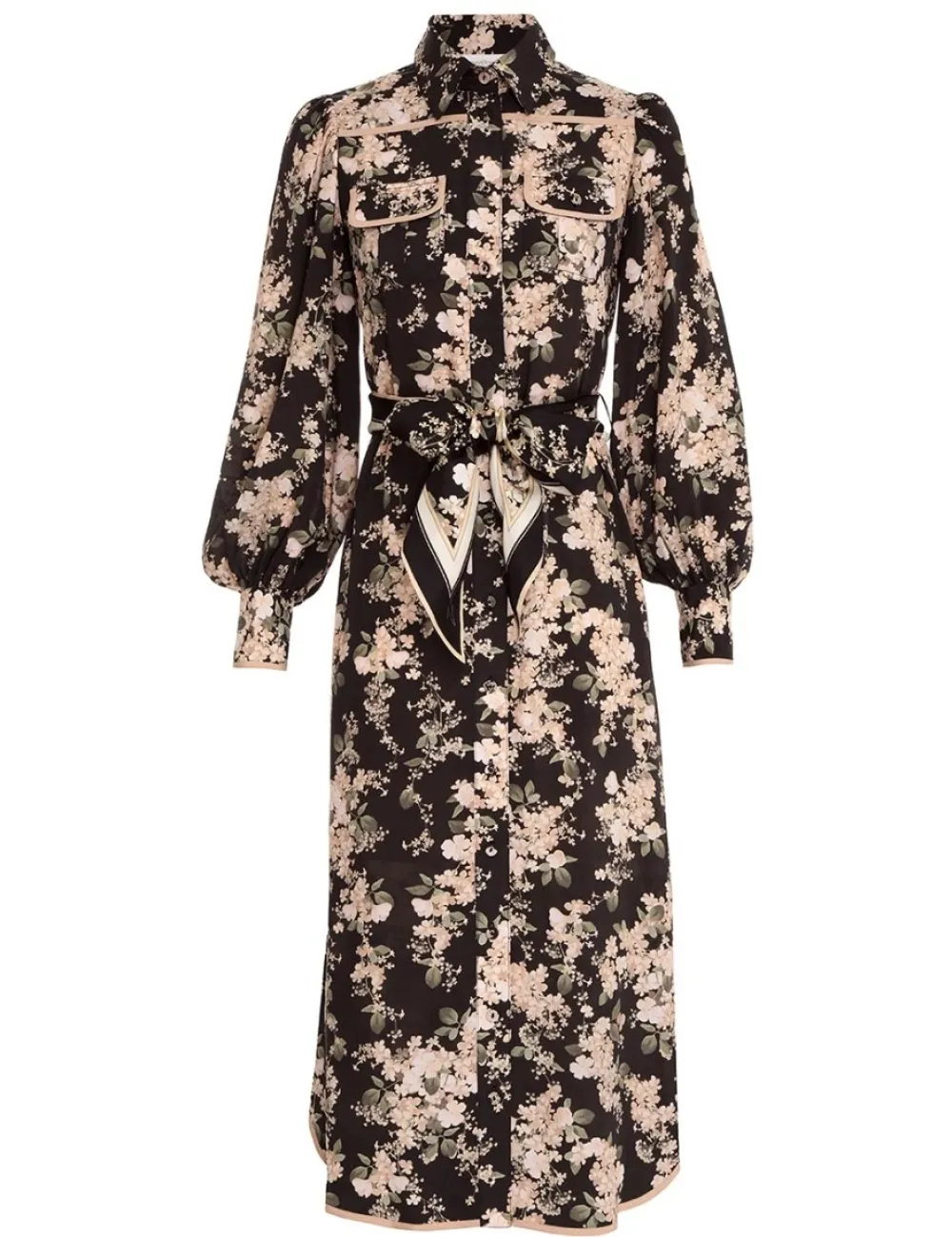ZIMMERMANN Shirt Midi Dress-Women Luminosity