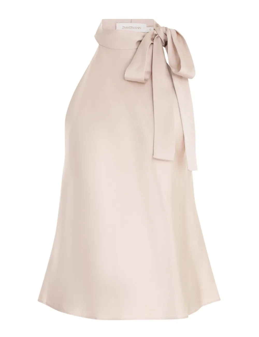 ZIMMERMANN Neck Tie Tank Top-Women Clothing