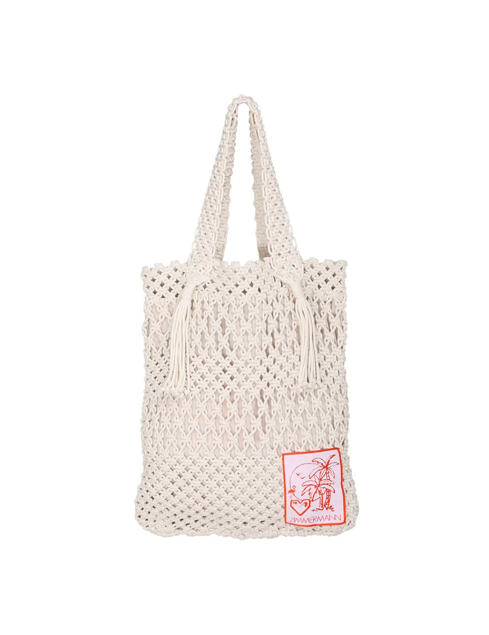 ZIMMERMANN Crochet Tote-Women Bags