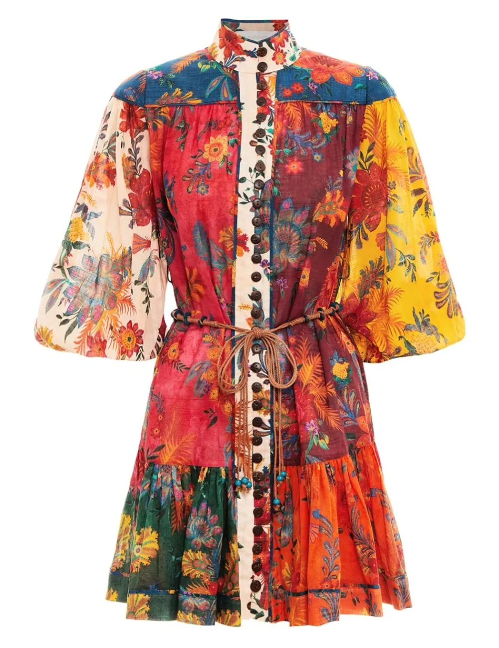 ZIMMERMANN Ginger Lantern Mini Dress-Women Dresses & Coverups