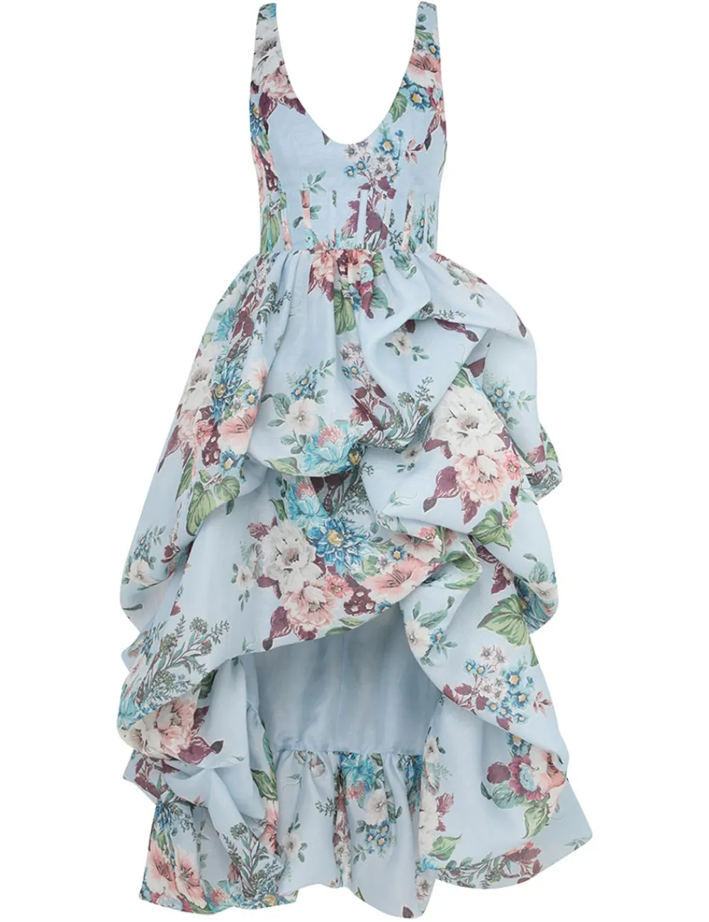 ZIMMERMANN Matchmaker Drape Midi Dress-Women In Focus