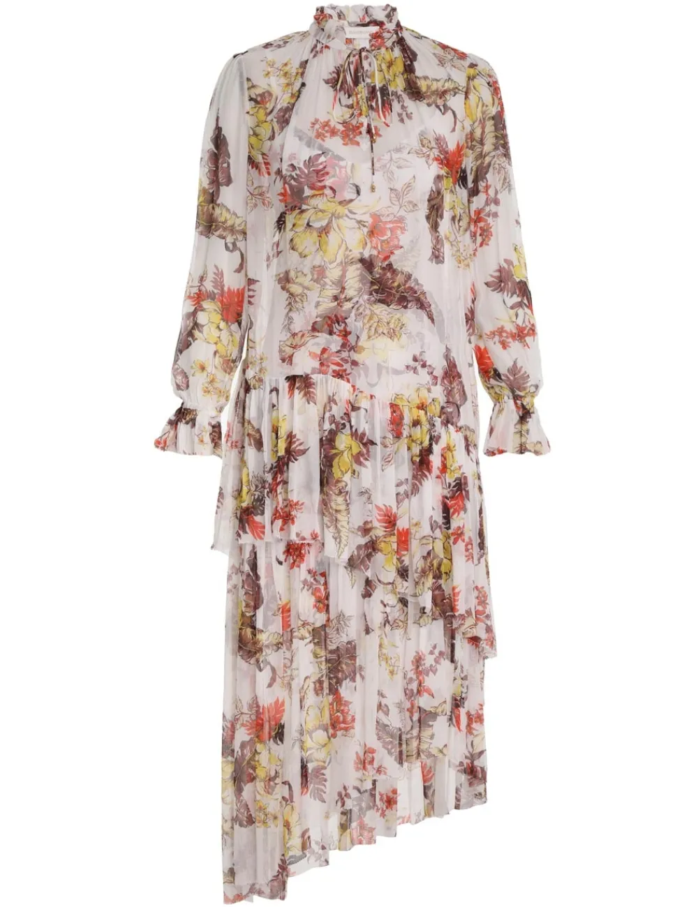 ZIMMERMANN Matchmaker Tiered Dress-Women Clothing