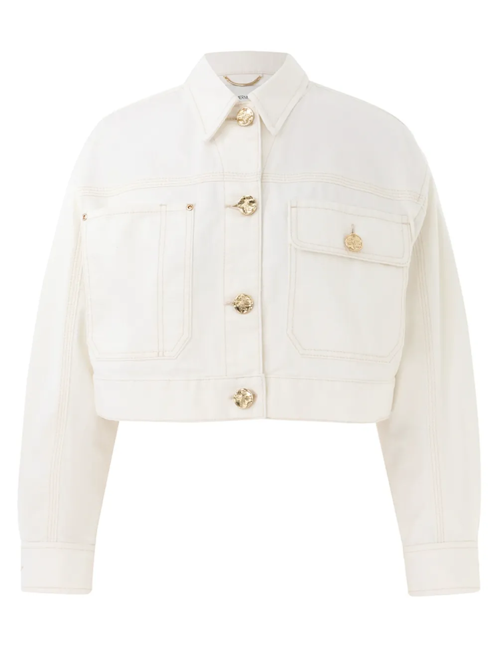 ZIMMERMANN Matchmaker Boxy Denim Jacket-Women Clothing