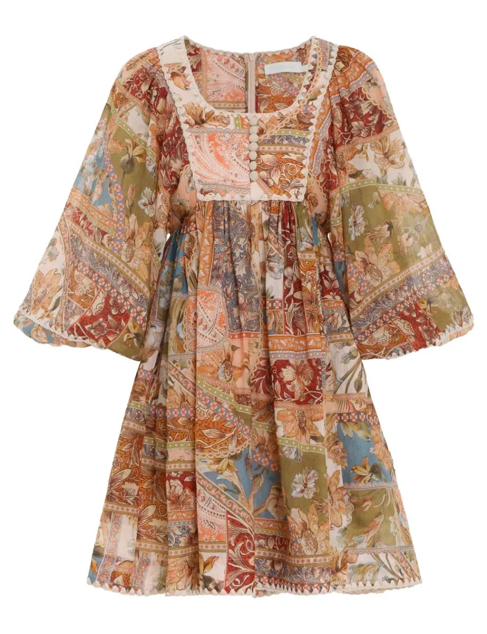 ZIMMERMANN Chintz Billow Mini Dress-Women Clothing