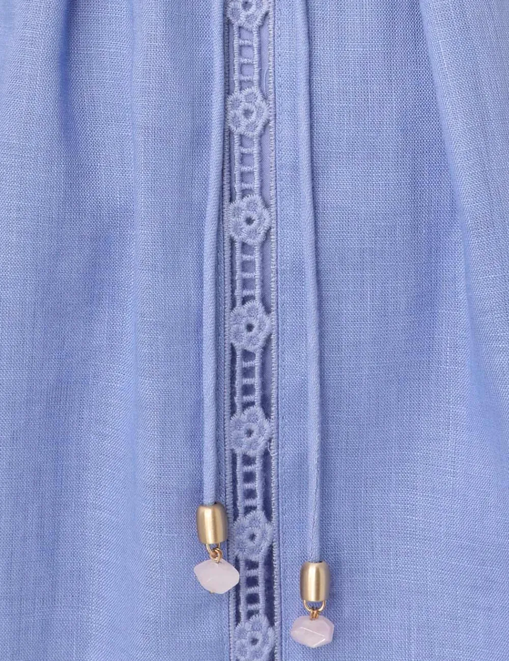 ZIMMERMANN August Broderie Slip Dress-Women Clothing