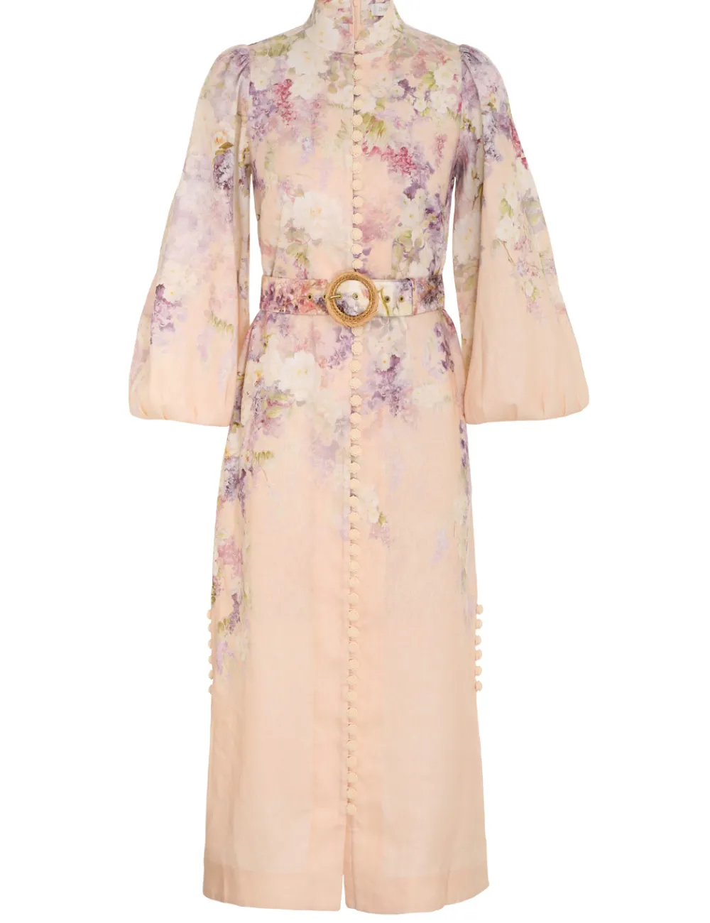 ZIMMERMANN Lyrical Buttoned Midi Dress-Women Luminosity