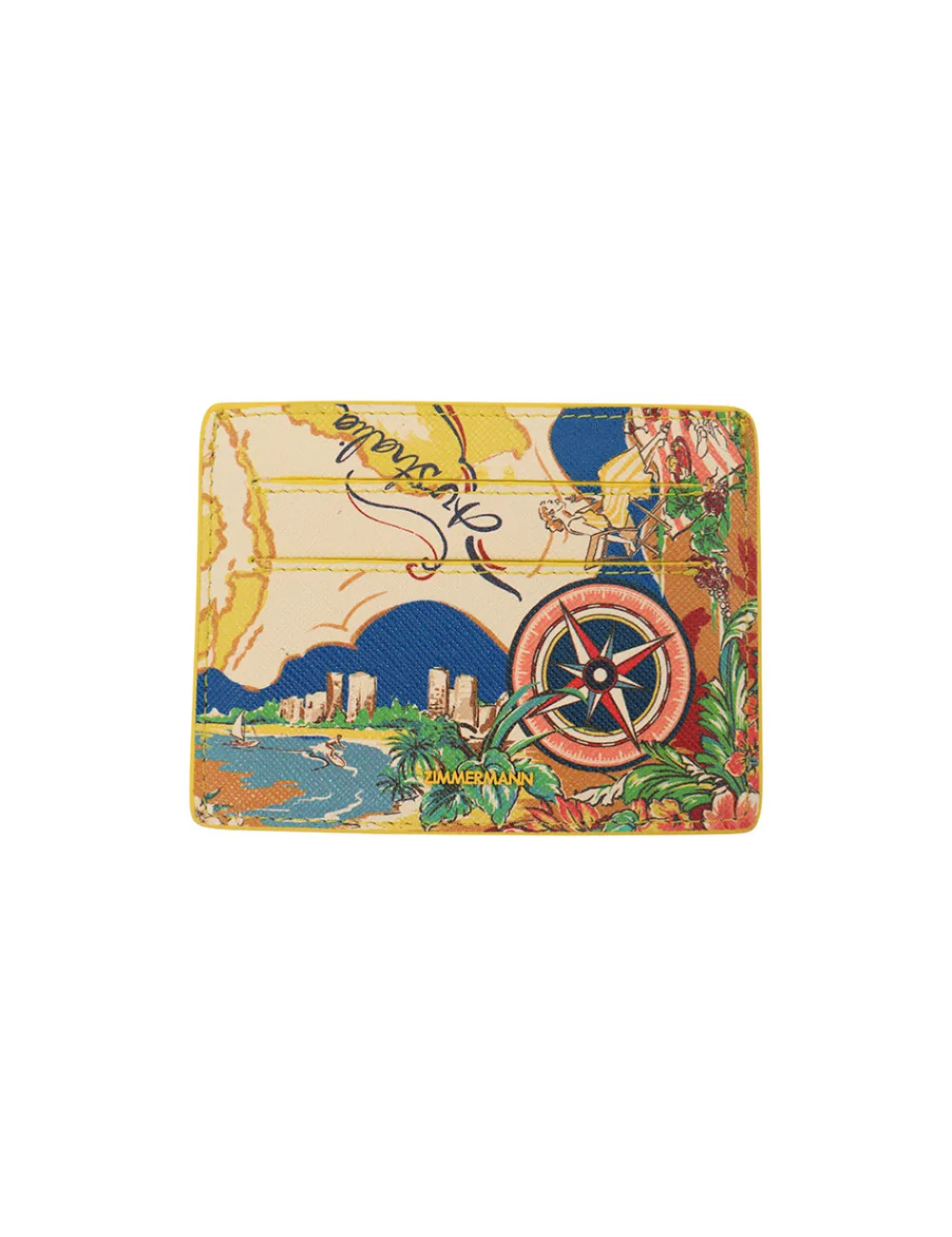 ZIMMERMANN Printed Leather Cardholder-Women Bags