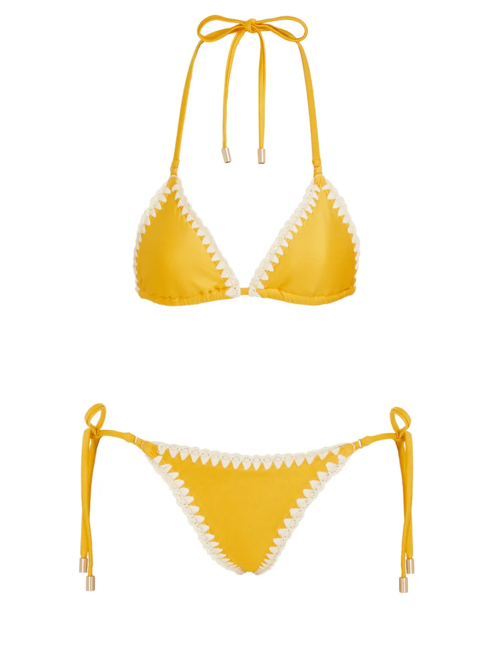 ZIMMERMANN Vacay Crochet Edge Bikini-Women Bikinis