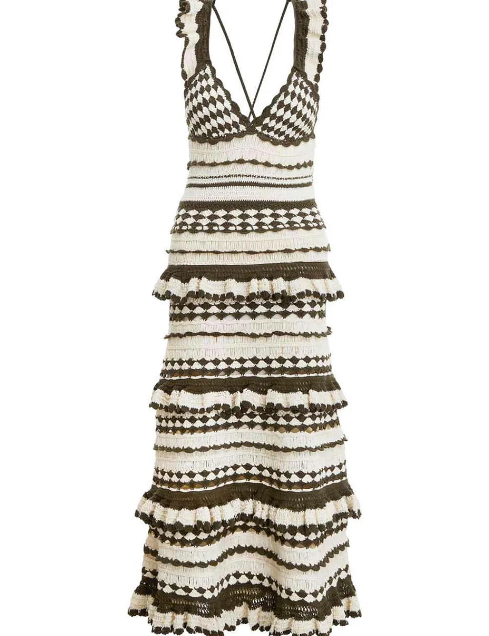 ZIMMERMANN Devi Crochet Frill Dress-Women Dresses & Coverups