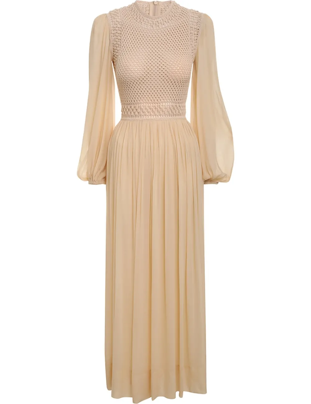 ZIMMERMANN Luminosity Crochet Bodice Midi-Women Luminosity