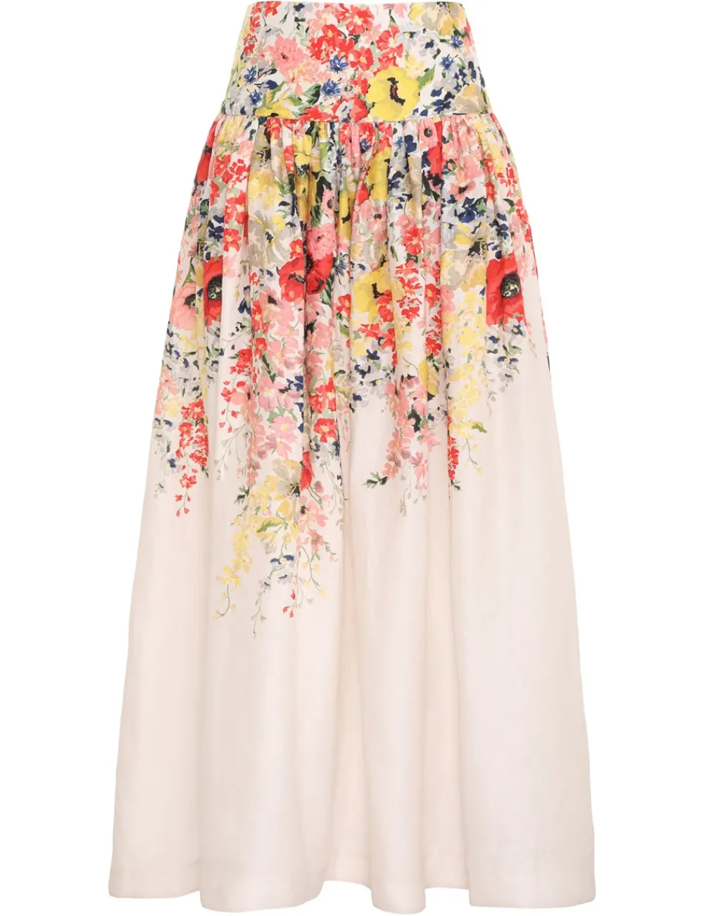 ZIMMERMANN Alight Basque Midi Skirt-Women Skirts