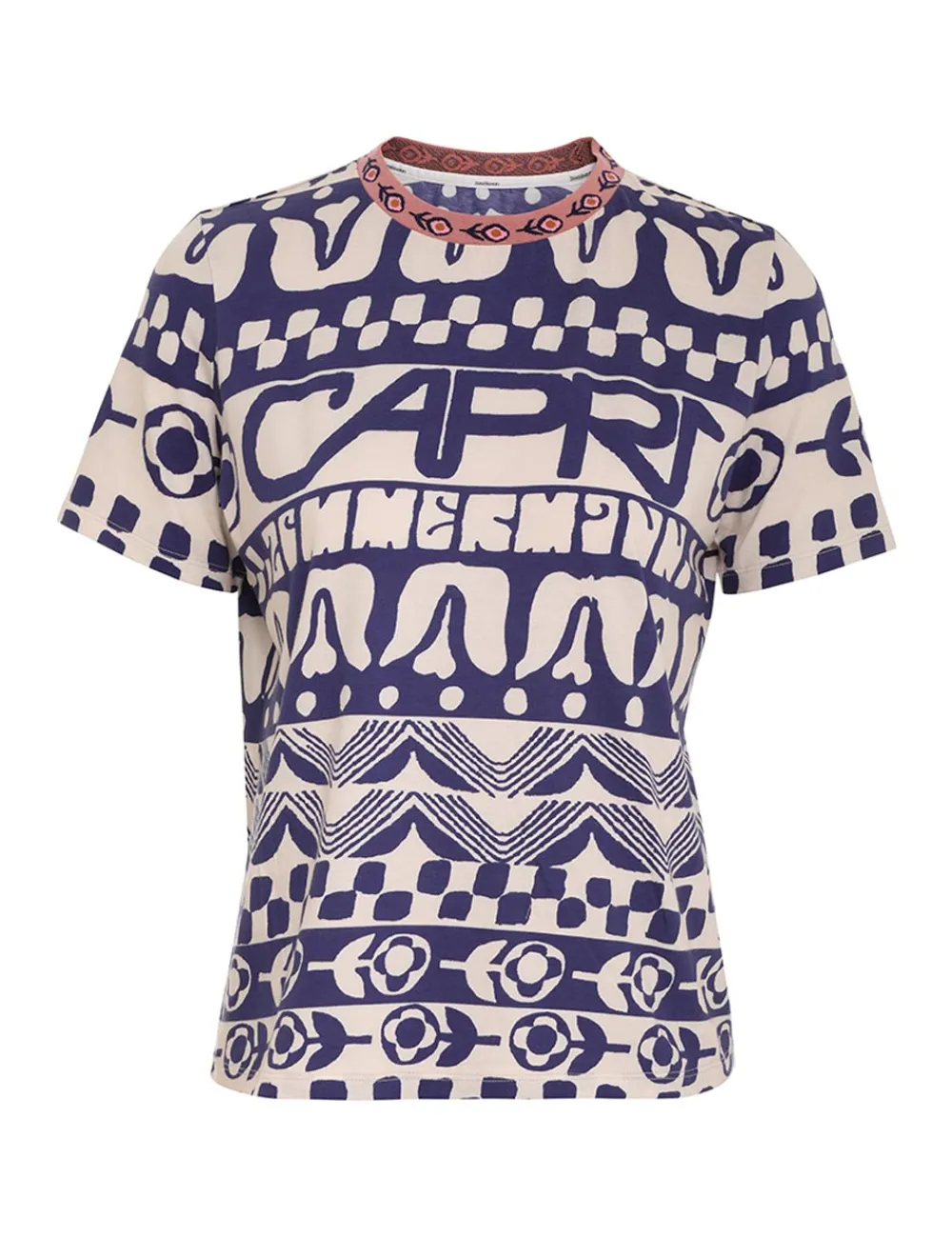 ZIMMERMANN Capri Straight Fit Tee-Women Clothing
