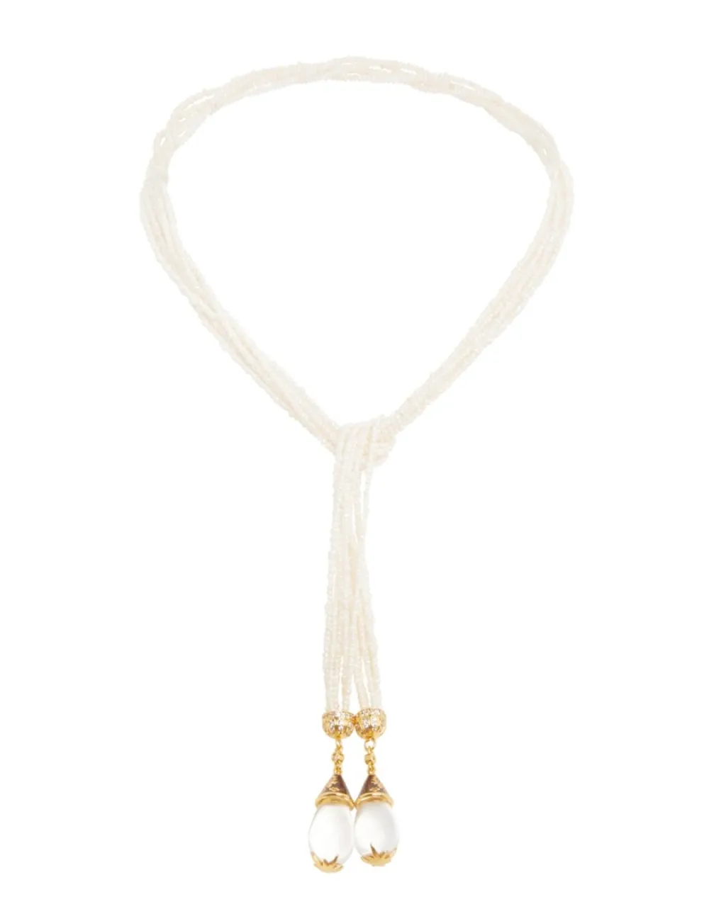 ZIMMERMANN Pearl Rope Lariat Necklace-Women Accessories