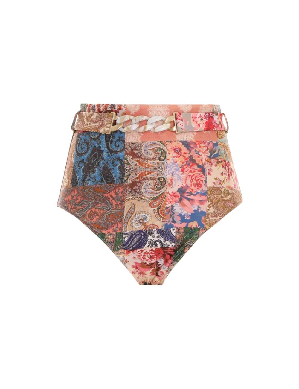 ZIMMERMANN Devi Link High Waist Pant-Women Bikinis