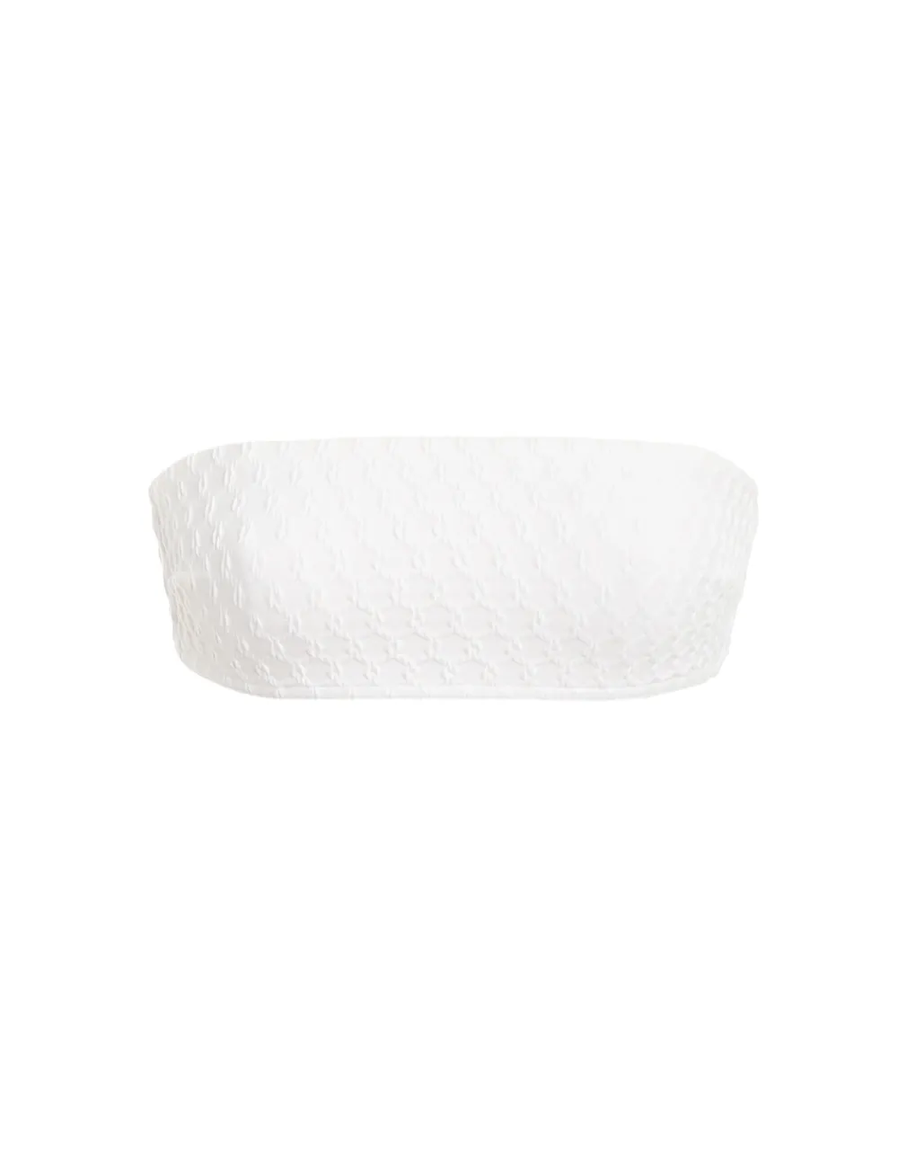 ZIMMERMANN Raie Texture Bandeau Bra-Women Bikinis