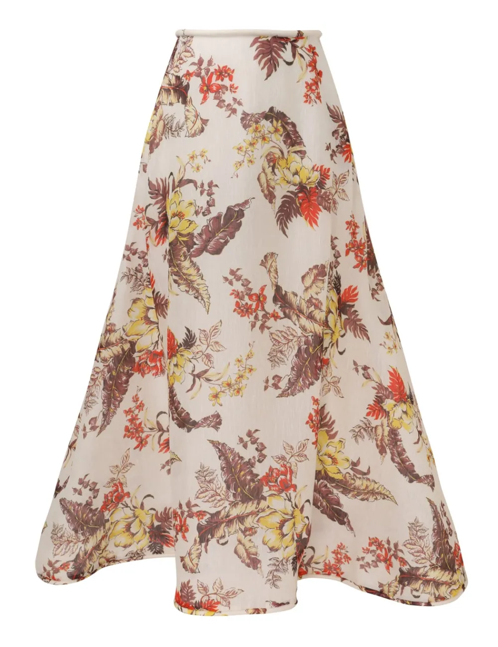 ZIMMERMANN Matchmaker Floral Flare Skirt-Women Skirts