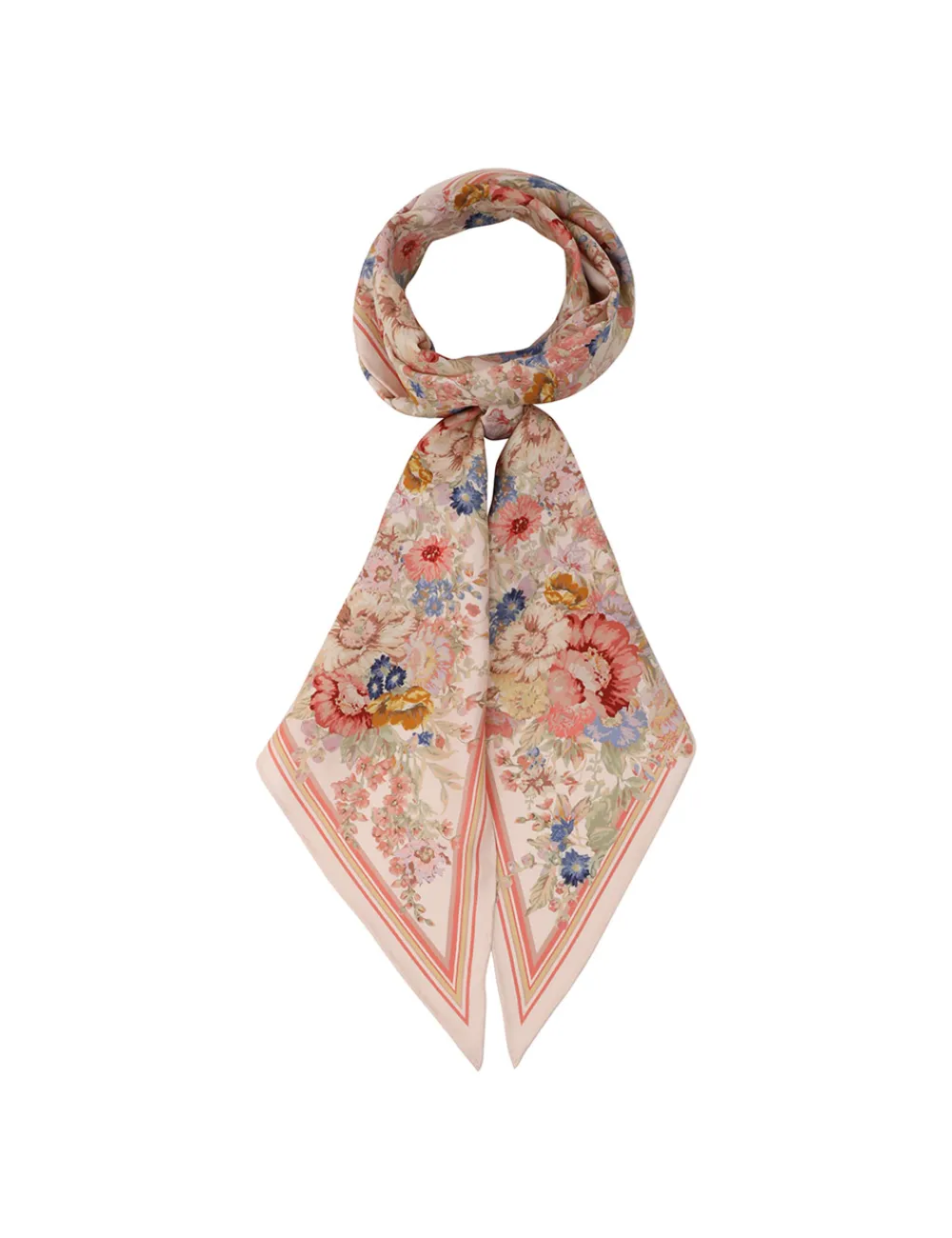 ZIMMERMANN Printed Silk Neck Scarf-Women Scarves