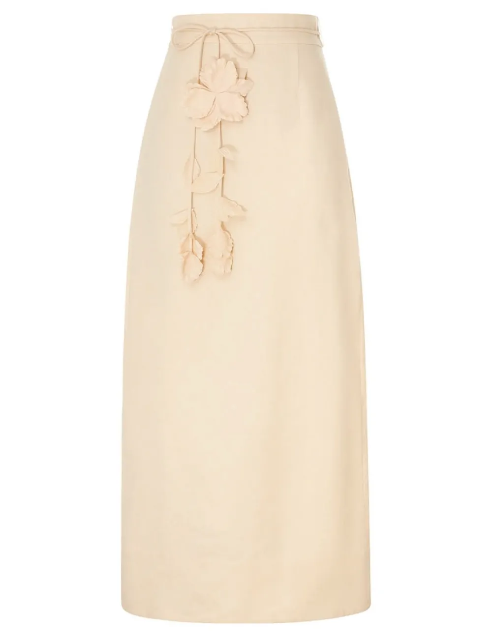 ZIMMERMANN Luminosity Pencil Midi Skirt-Women In Denim