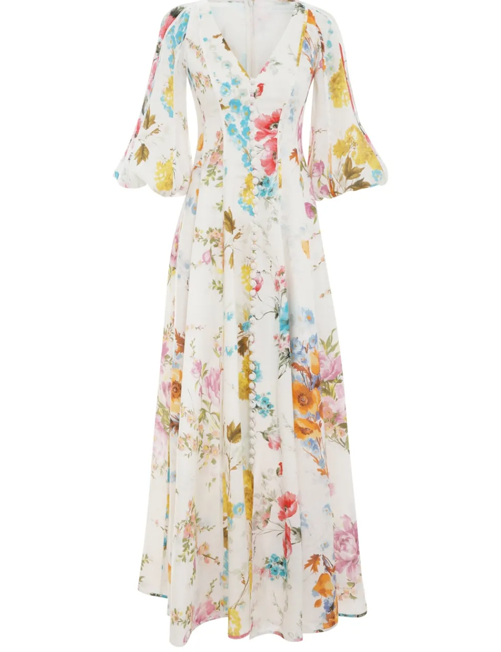 ZIMMERMANN Halcyon Panelled Maxi Dress-Women Dresses & Coverups