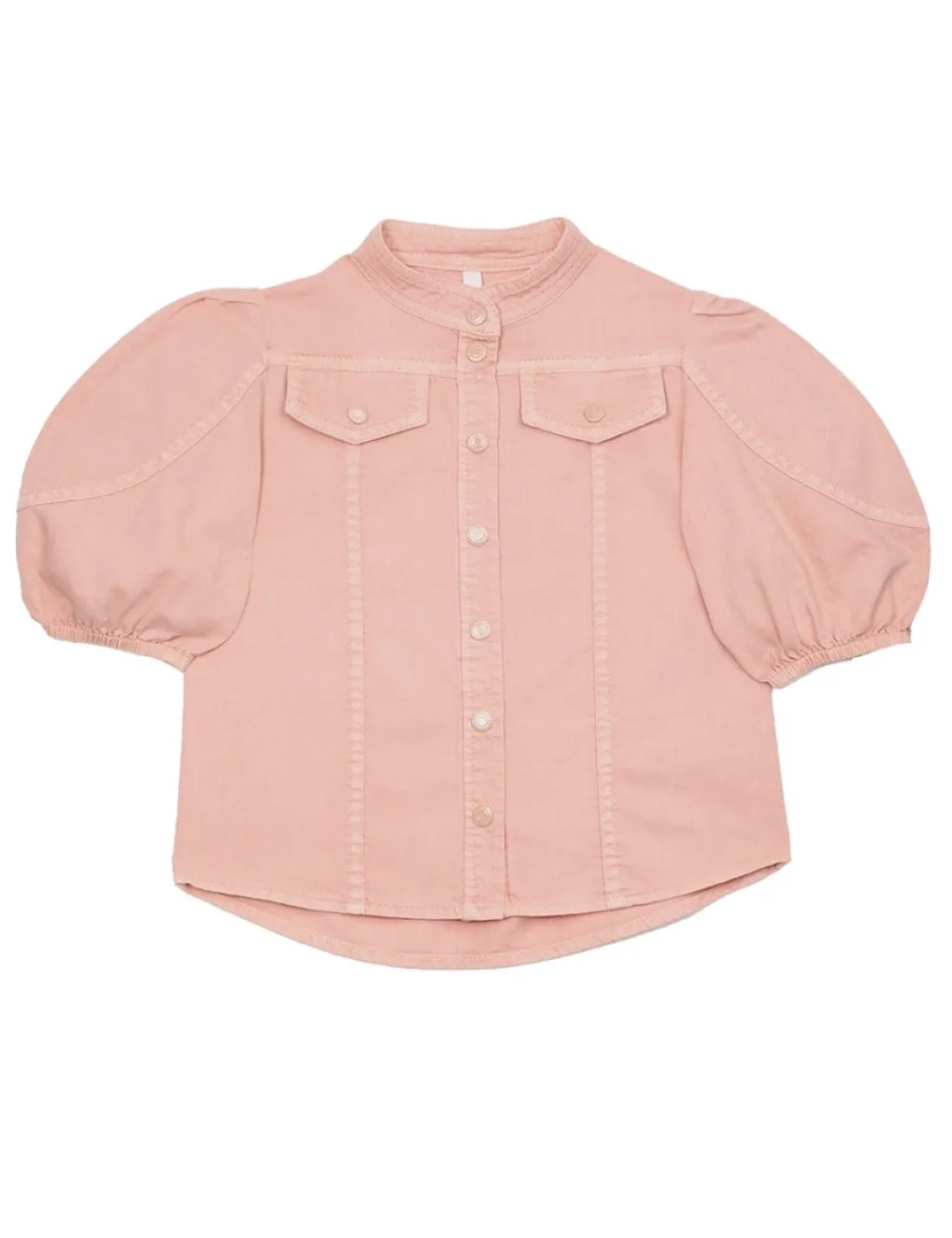ZIMMERMANN Ginger Utility Denim Top-Kids Denim