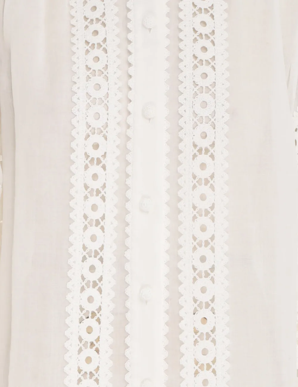 ZIMMERMANN Devi Spliced Billow Blouse-Women Tops