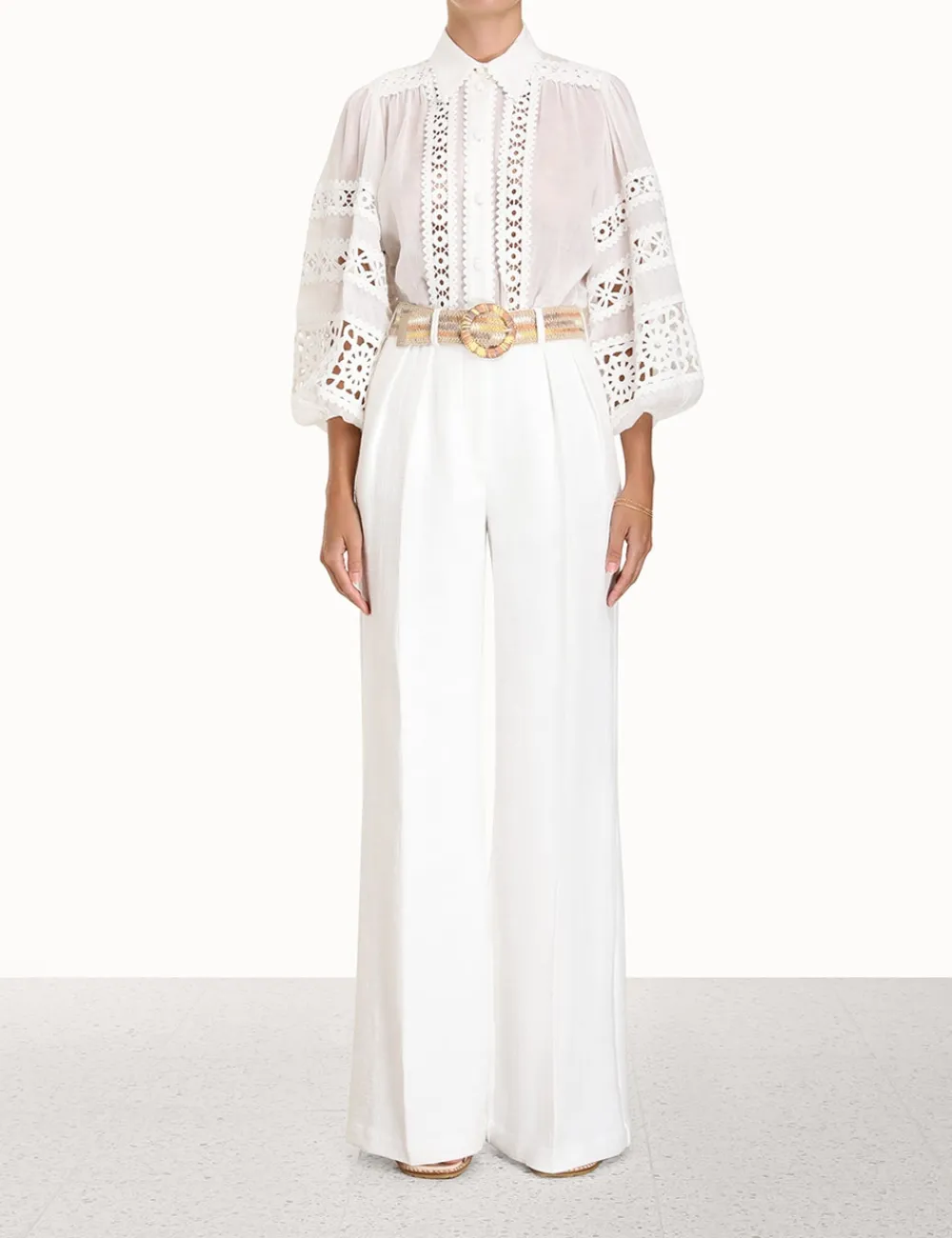 ZIMMERMANN Devi Tuck Pant-Women Shorts & Pants